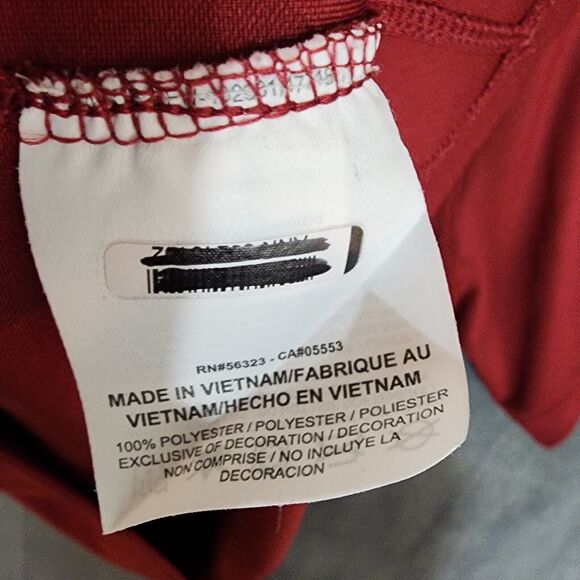 Nike‎ Golf Polo Dri Fit Iowa State Cyclone Fanatic Short Sleeve Polo Shirt Large - Picture 7 of 7